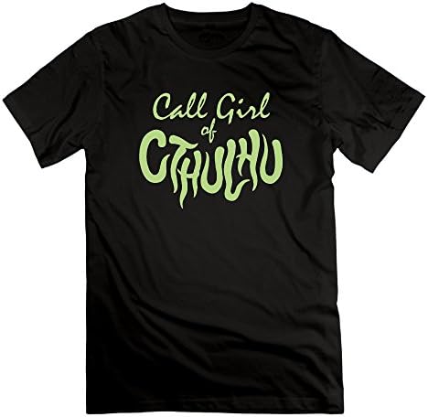 Men Call Girl Of Cthulhu Fashion Tshirt Cotton Short Sleeve