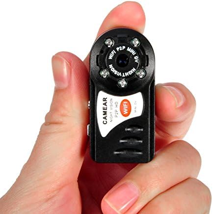 Mini Wireless WIFI/P2P Network Surveillance Video Camera Home Security Hidden Spy Video Camera Built in Antenna for Android Phone ,iPhone,iPad