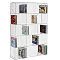 SORA Acrylic CD Rack with transparent back-panel