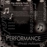 12x12 PPR 25PK DANCE COLLAGE