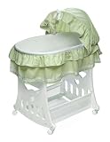 Badger Portable Bassinet & Cradle w/ToyBox Base 00636 Sage