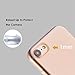 I3C iPhone 6 Case iPhone 6S Case View Window iPhone 6 6S Flip Folio Cover PU Leather Case Slide to Answer Ultra Thin Slim With Magnetic Closure and Kickstand for 4.4 Inch Apple iPhone 6 6S Rose Gold
