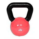 Troy Barbell USA Sports Vinyl Kettlebell 18lb-Red