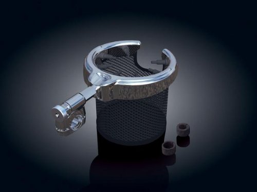 Kuryakyn 1484 Passenger Drink Holder with Basket On Sale