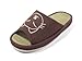 KNPS016T/ Japanese Tatami Natural Bamboo Arch Support Wide Width Open-Toe Cat House Slippers/US4-5,Wide/Brown