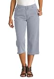 Petite 5 pocket stretch capri pants