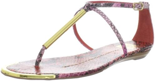 DV by Dolce Vita Women's Archer Sandal,Flame Stella Snake,8 M US