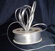 Ribbon - Satin Ribbon- 1/8" Double Face 100 Yards (300 FT) - Silver - Sewing - Craft - Wedding Favors
