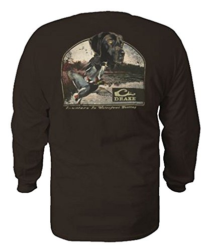 Drake Waterfowl Lab with Ducks Long Sleeve T-Shirt