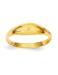 14k Childs Polished Dome Ring Cyber Monday Special