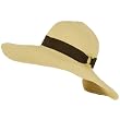 Upf 50+ Sun Beach Shapeable Packable Hat Floppy Natural