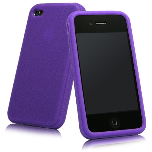 BoxWave TextureGrip iPhone 4 FlexiSkin (Poetic Purple)