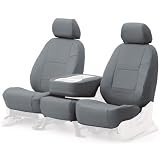 2007 - 2008 Hyundai Sonata CUSTOM SEAT COVERS (1 ROW) GENUINE LEATHER GRAY by Coverking