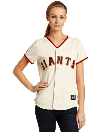 MLB San Francisco Giants Tim Lincecum Ivory Home Replica Baseball Women's Jersey, Ivory, Medium