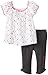 Calvin Klein Baby Girls' Printed Tunic with Charcoal Leggings