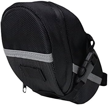 QUANSHIN Waterproof Mountain Bicycle Rear Seat Pack, Bike Saddle Bag / Handlebar Bag / Strap-on Bag / Toolkit, Black