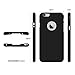 Centra Snap Case for Apple iPhone 6/6s [1.2mm Slim Fit] [Lightweight] [Durable]- Retail Packaging - Black
