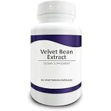 Pure Science Velvet Bean 95% L-Dopa Extract 400mg - Anti-Depressant, Libido Booster & Testosterone Supplement - 50 Vegetarian Capsules