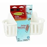 3M Command 17604B Small Shower Caddy with Water-Resistant Strips