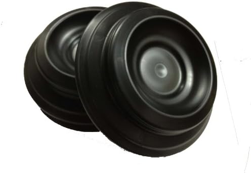 Piano Caster Cups - Set of 3 - Black