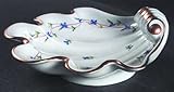 IMAGE OF Herend Blue Garland (Pbg) Shell Shaped Dish, Fine China Dinnerware
