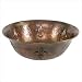 Houzer HW-TEL1V Hammerwerks Telluride Fleur-di-lis Bathroom Vessel Sink