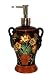 SOAP DISPENSER, LOTION JAR. TUSCANY FLOWER DECOR