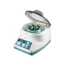 Hettich 2080-01 EBA 20S Small Centrifuge with Open Lid Key, 1 to 99 min, 8000 rpm, 8 x 15mL Tubes Rotor