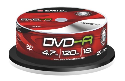 Emtec DVD-R 4.7GB 16X CB (25)