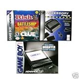Gameboy Advance Sp Graphite Brighter Screen Gamer Pack Includes: Advance Sp, Accessory Pack, Risk Battleship Clue Game
