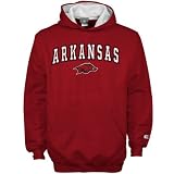 NCAA Arkansas Razorbacks Youth Cardinal Automatic Hoody Sweatshirt