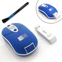 2.4 GHz Compact Optical Wireless Mouse for Netbooks, Notebooks and Desktop Computers **Includes Keyboard Dust Brush**