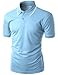 Xpril Men's Functional Coolmax Collar Short Sleeve POLO T-Shirt