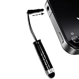 picture of SUPERGETS® High Quality Apple Ipod Touch 4G 4TH 5G 5TH (2010,2011,2012) Generation Leather Flip Case Black Touch Screen Stylus And LCD Screen Protector