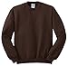 Jerzees 562 8 oz. 50/50 Men's NuBlend Crew Neck - Chocolate - Large