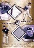 ジェイソン・ジアンビ/バーニー・ウィリアムス Jason Giambi Bernie Williams 2002 Upper Deck Spx Jersey jason williams