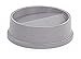 Rubbermaid Untouchable Round Drop Top Trash Can Top, Gray FG267200GRAY - 1 Each