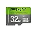 PNY U3 High Performance 32GB High Speed MicroSDHC Class 10 UHS-I, up to 60MB/sec Flash Memory Card (P-SDU32GU360G-GE)