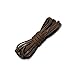 GGT Tiger ELASTIC Stretch Rubber Flat Shoelaces Shoestrings Brown / 47 inch