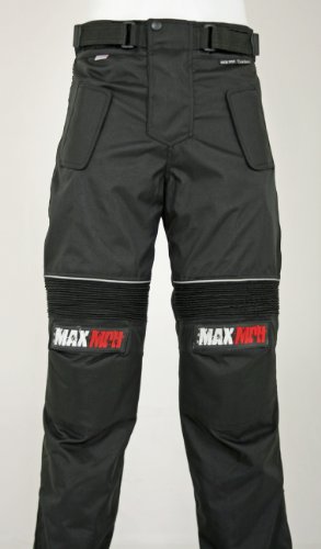 Max Mph Storm Textile Cordura Motorcycle, Scooter Jeans / Trousers - Armour, Waterproof & Breathable