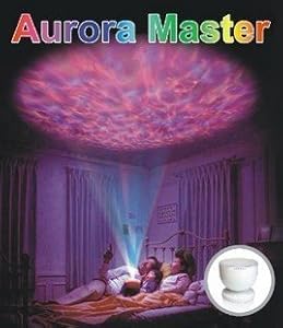 SoLuck Multicolor Ocean Wave Light Projector, 12 LED, BLUE, RED, GREEN, MULTICOLOR, MP3 iPhone Speaker LED Night Light, Christmas Gift