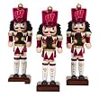 Wisconsin Badgers Nutcracker Ornaments 3pk NCAA College Athletics Fan Shop Sports Team Merchandise