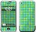 Dots Green Design Protective Skin Decal Sticker for Apple iPhone (2G)