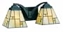 Thomas Lighting M1672-11 Rockledge Two-Light 16-Inch W by 7-Inch H Bath Light, Bronze Florentine