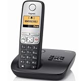 Gigaset  - A400A - Téléphone sans fil DECT/GAP avec Répondeur - Argent/Noir
