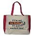 If I'm not Ice Skating it's Just Wasted Time Large BELLA TOTEBAG w/ pockets (Choice o...