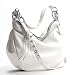 AUTHENTIC COACH ALI LEATHER LARGE HOBO 13647 (Silver/White)