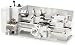 SHOP FOX M1049 9-Inch by 19-Inch Bench Lathe