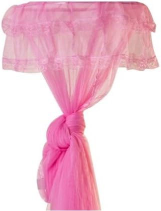 Gotomore Nice Round Lace Curtain Dome Bed Canopy Netting Princess Mosquito Net (pink)