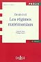 Droit civil : Les r�gimes matrimoniaux
